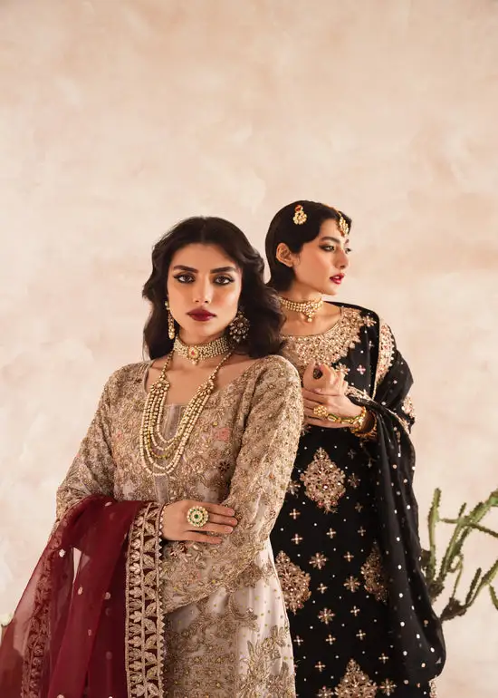 Safa 3PCS  EMBROIDERED SUITS