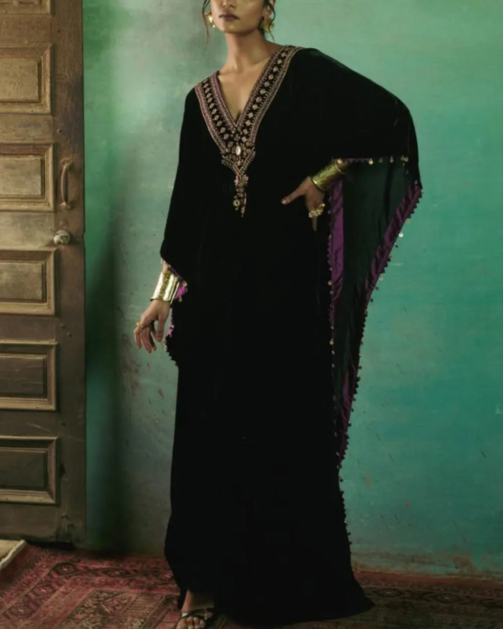 Silk Velvet Kaftan