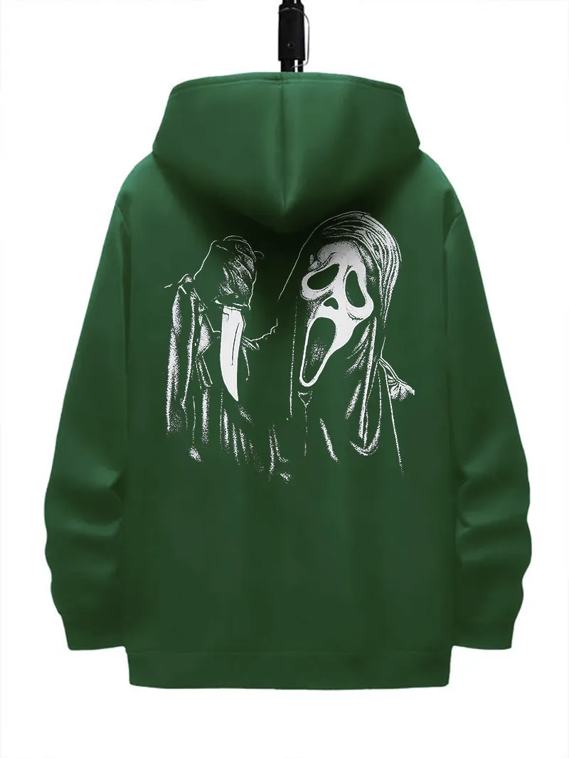 Ghost print hoodies how perfect and cozy piece for your Halloween day