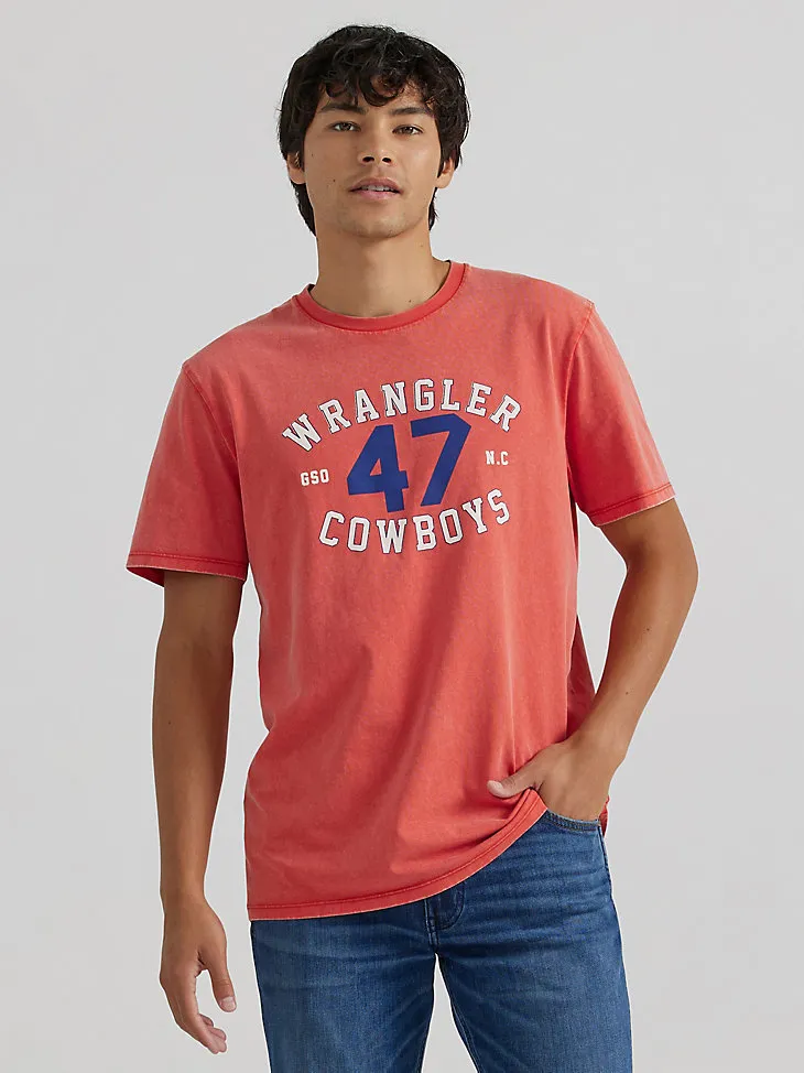 MEN'S COWBOYS 47 T-SHIRT IN BURNT SIENNA