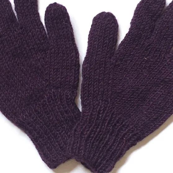 plain wool gloves