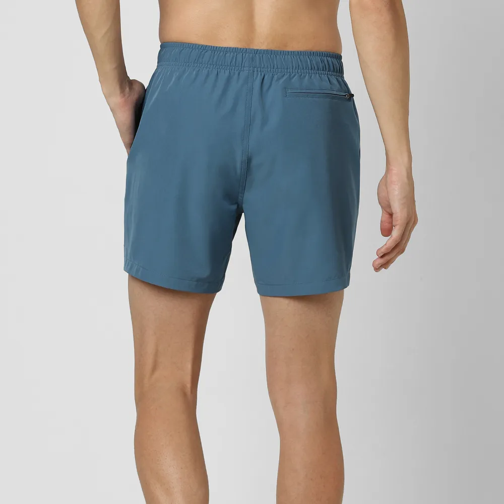 Stretch Swim Solid-Blue Grey