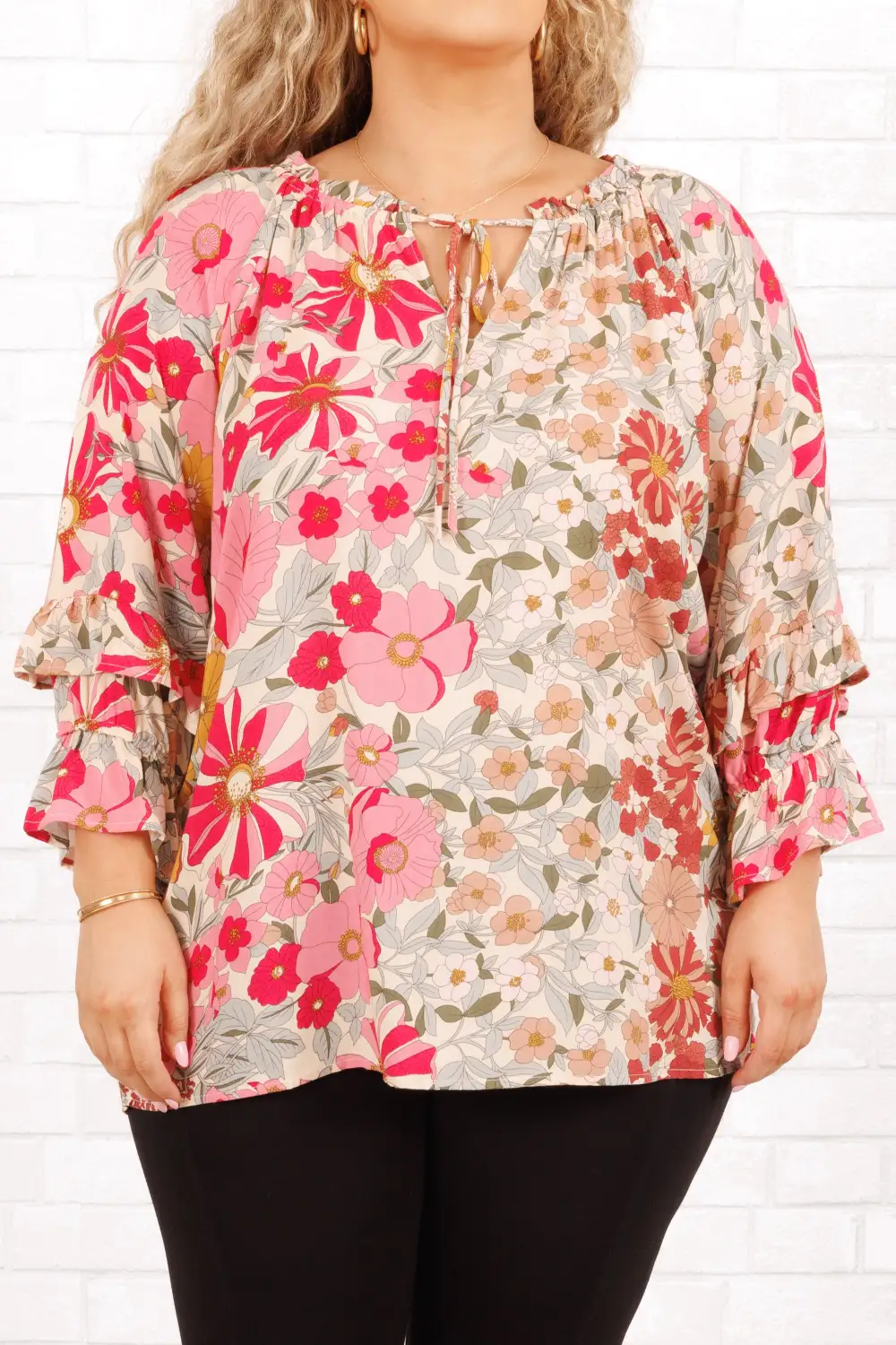 Rose Radiance Blouse, Pink