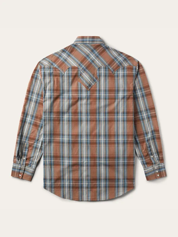 Men's Rustic Plaid Western Shirt