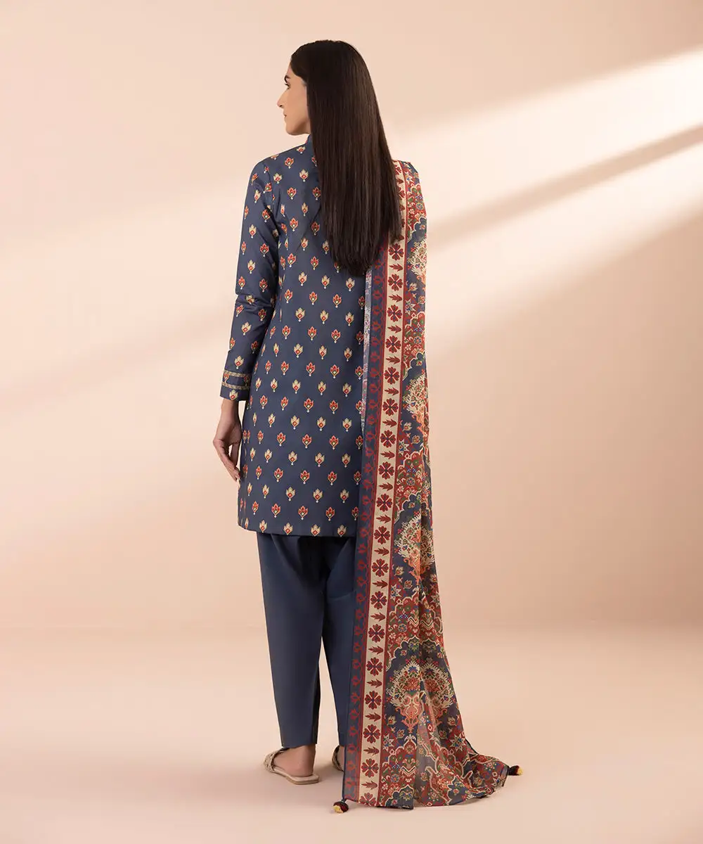 3 Piece - Printed Lawn Suit