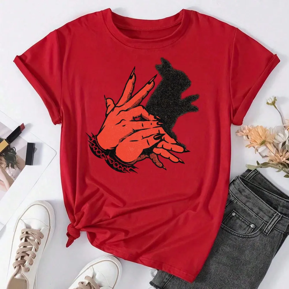 Demon rabbit Japanese peach Women's T-shirt