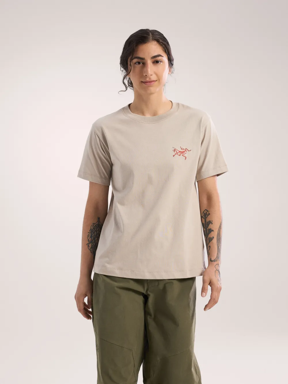 Kragg Cotton Little Bird Crew Shirt SS Women's