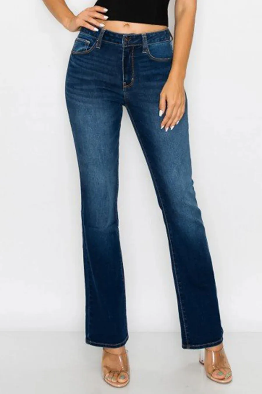 WAXJEAN Repreve Hight Rise Bootcut Jean