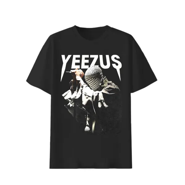 KANYE WEST-YEEZUS 2 SIDES Cotton Vintage T-Shirt