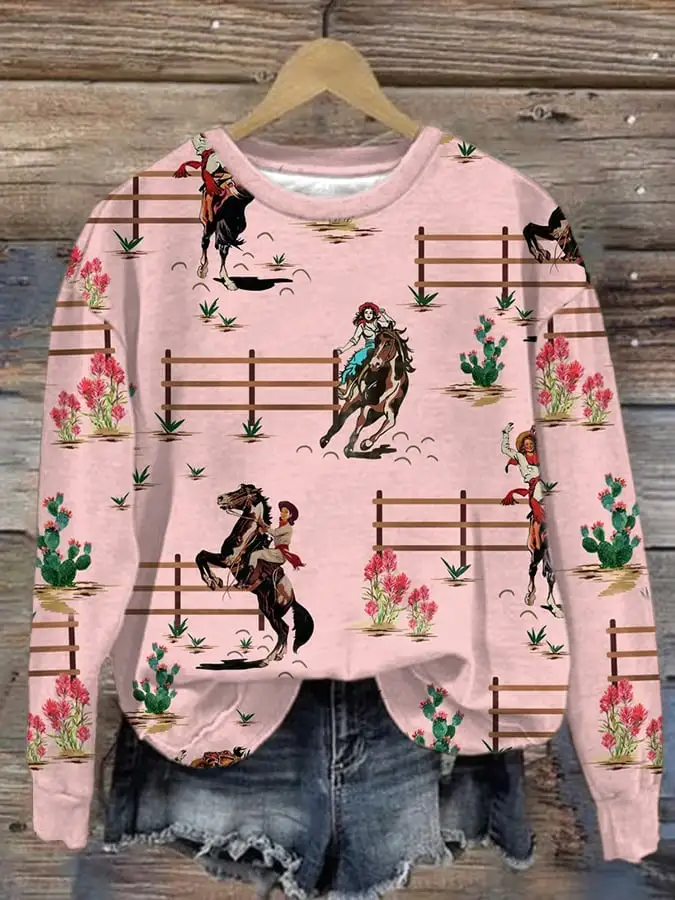 🔥Buy 3 Get 10% Off🔥Women's Western Retro Casual Sweater