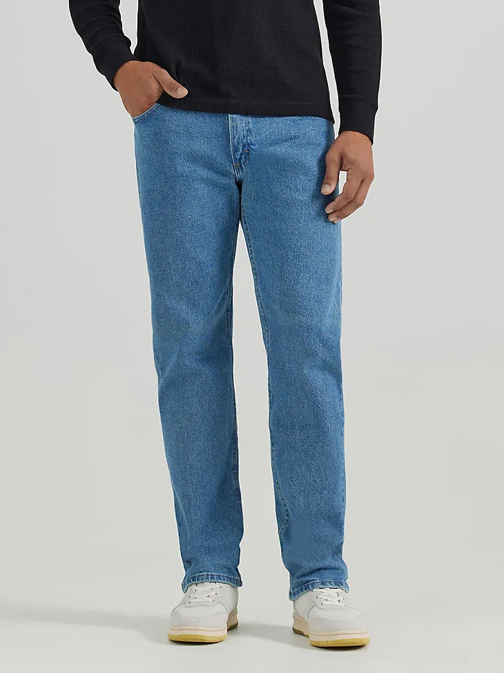 MEN'S WRANGLER AUTHENTICS® REGULAR FIT FLEX JEAN IN VINTAGE BLUE