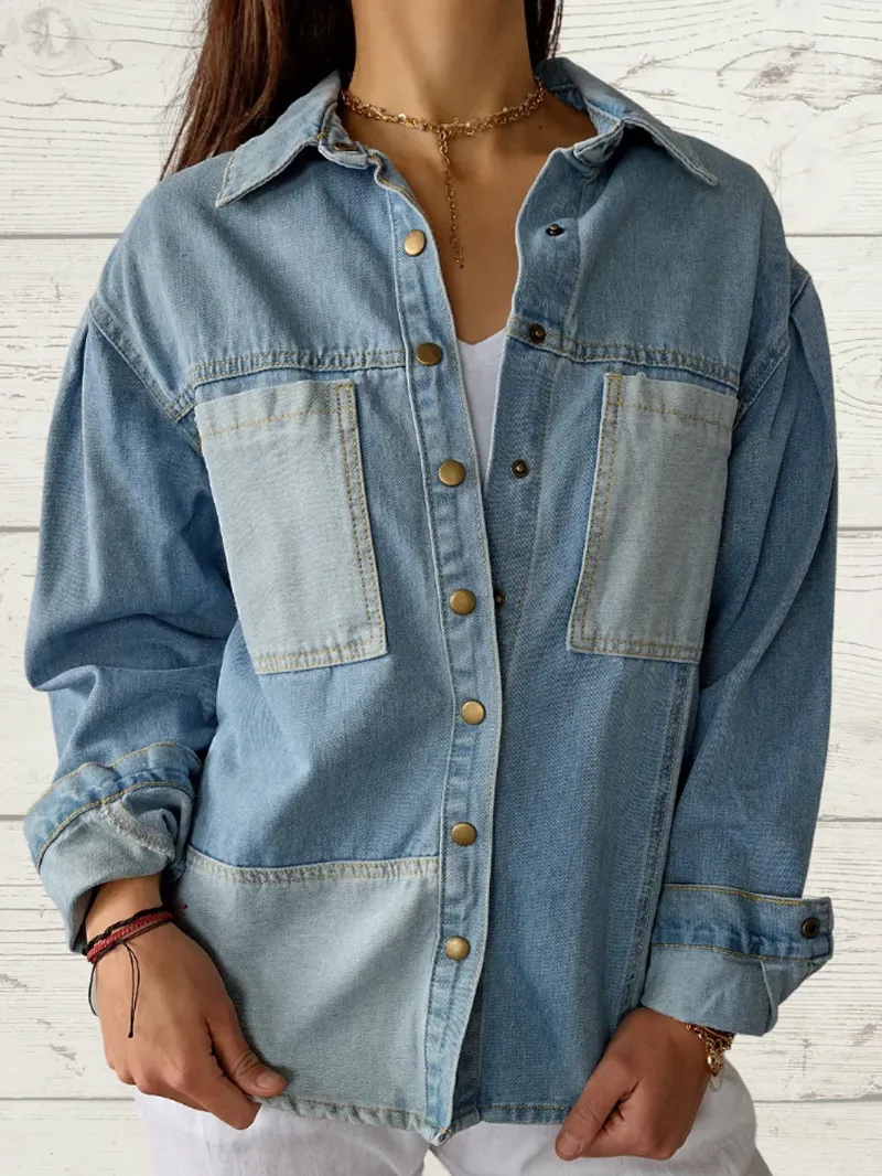 Women's Casual Elegant Denim Jacket