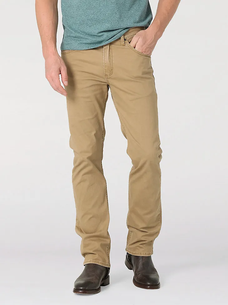 MEN'S WRANGLER AUTHENTICS® SLIM STRAIGHT TWILL PANT IN ACORN