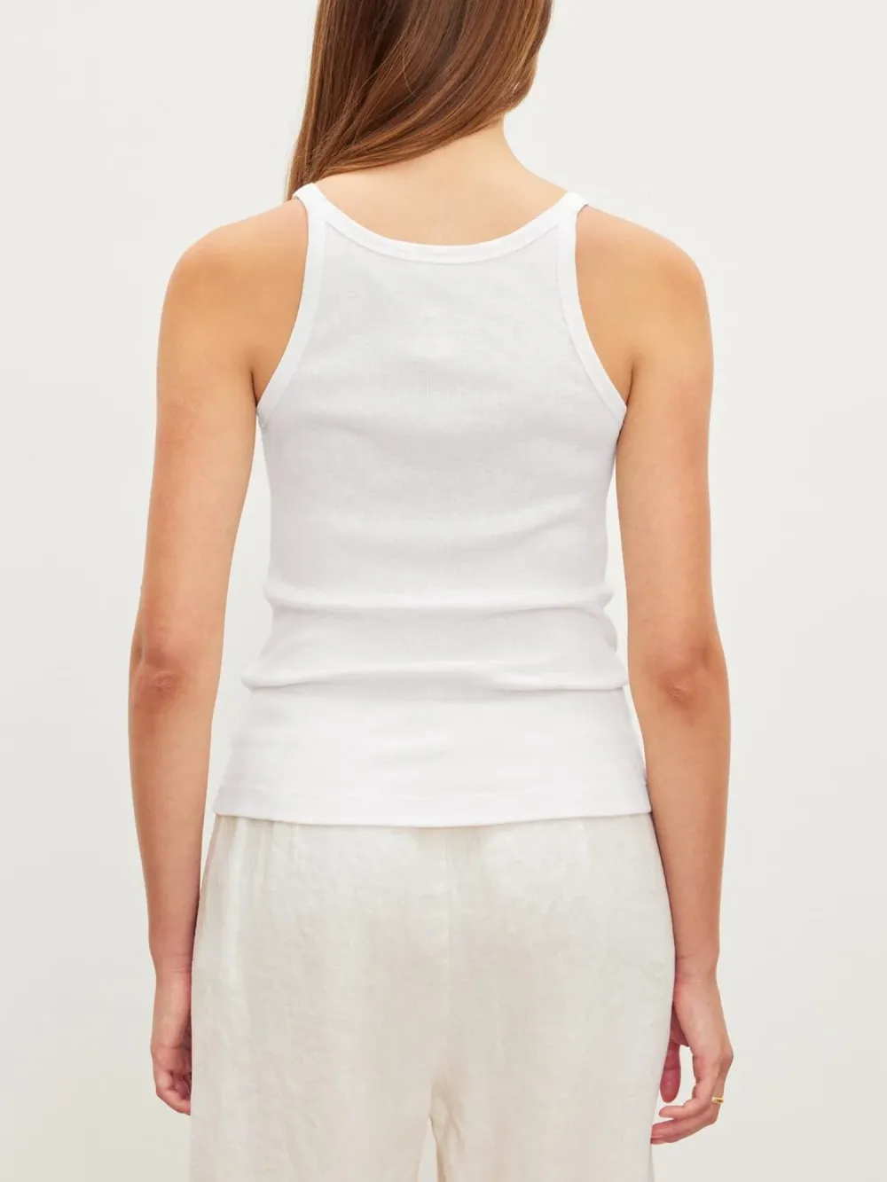 Aliza Ribbed Cotton Layering Tank