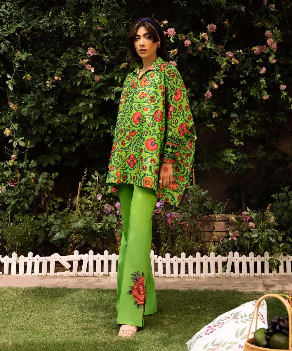 2 Piece - Embroidered Lawn Suit