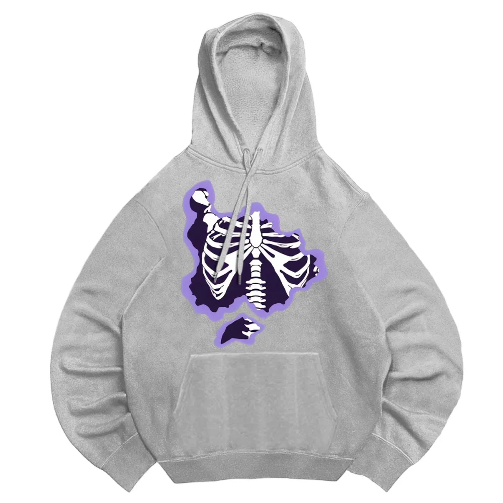 Basic hooded sweatshirt with hood cord