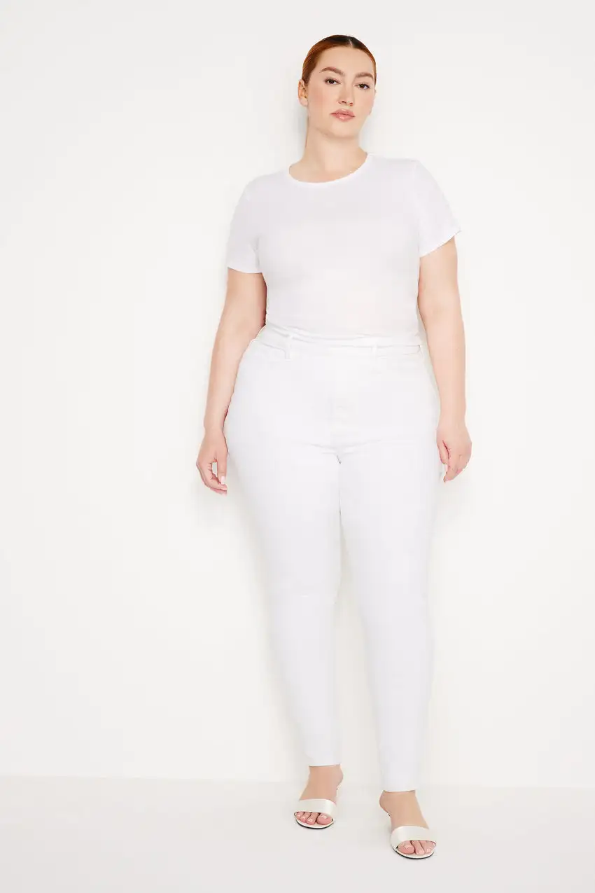 POWER STRETCH PULL-ON SKINNY JEANS