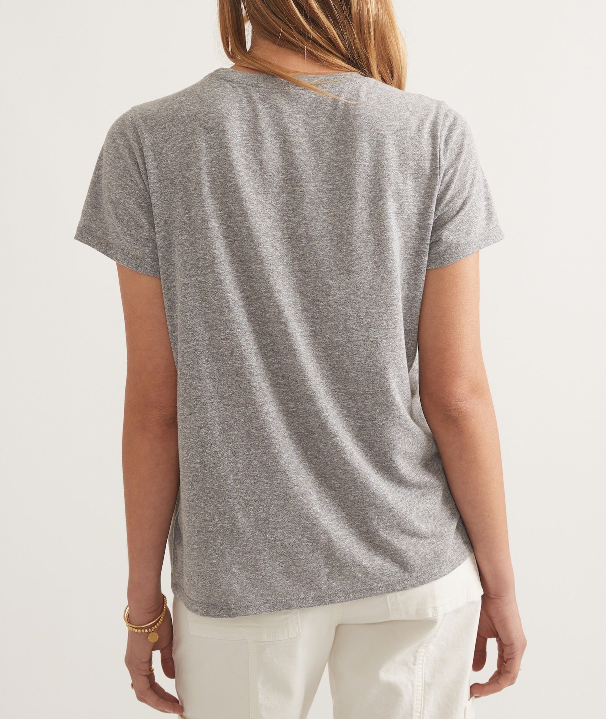 Heather Grey Crew Tee