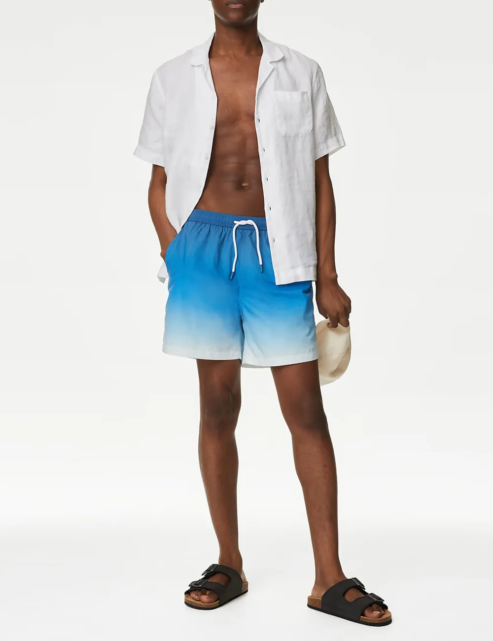 Quick Dry Ombre Swim Shorts