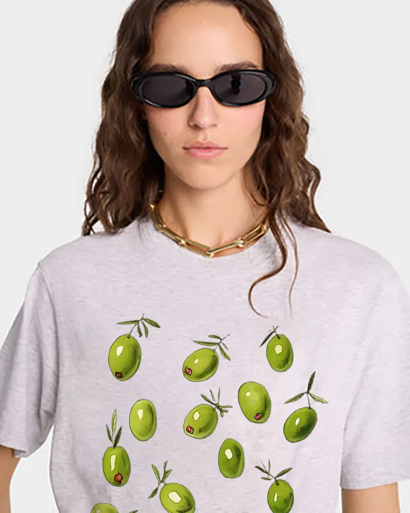 Women's Fruit Art Printed T-shirt