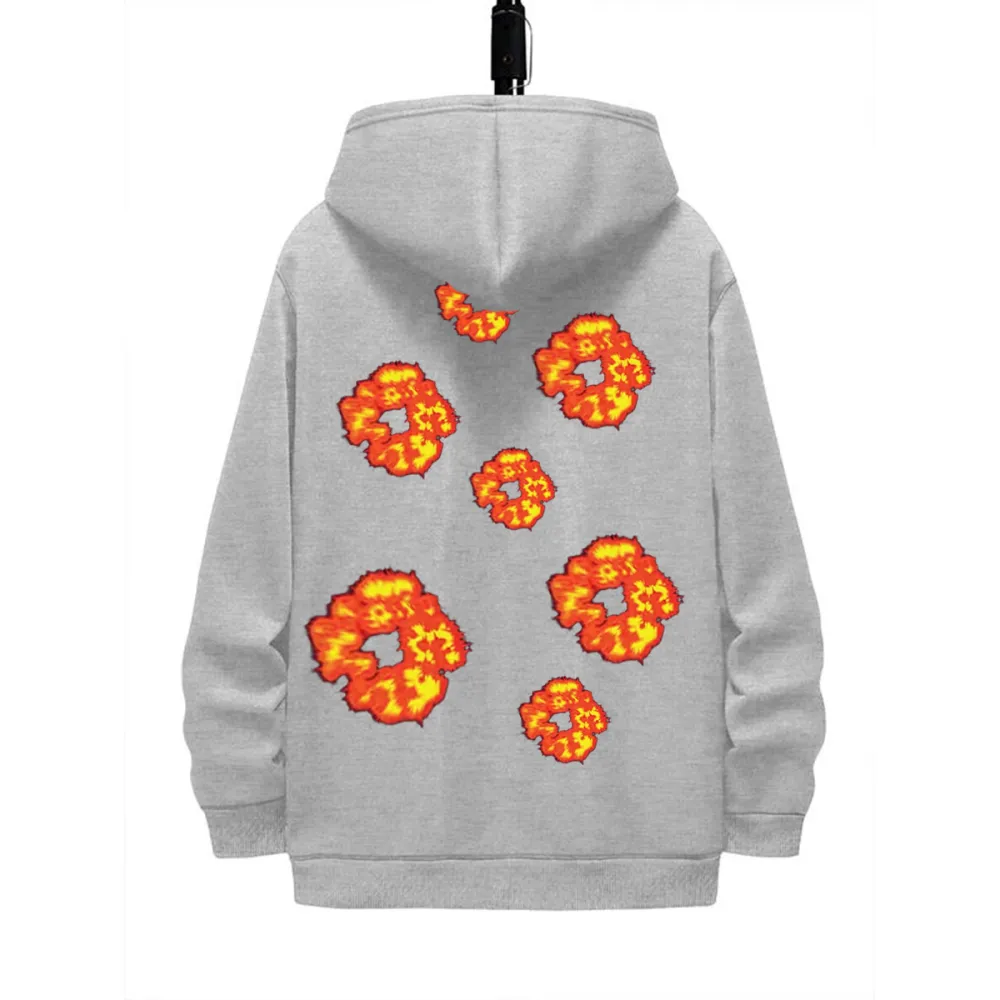 Tears Flame Flower Hoodie