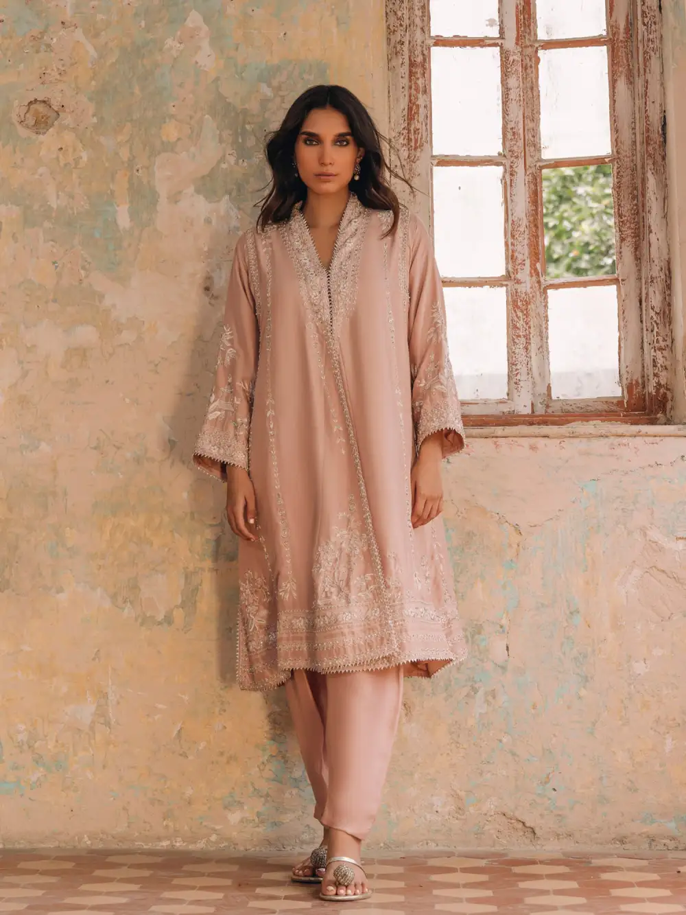 JEHAN KURTA W/ SKINNY SHALWAR