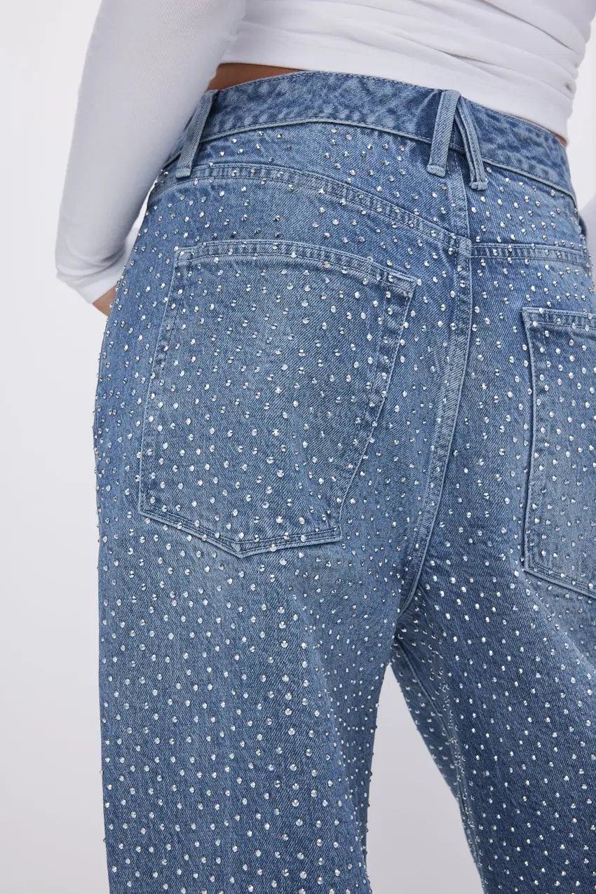 GOOD EASE RELAXED SPARKLE JEANS