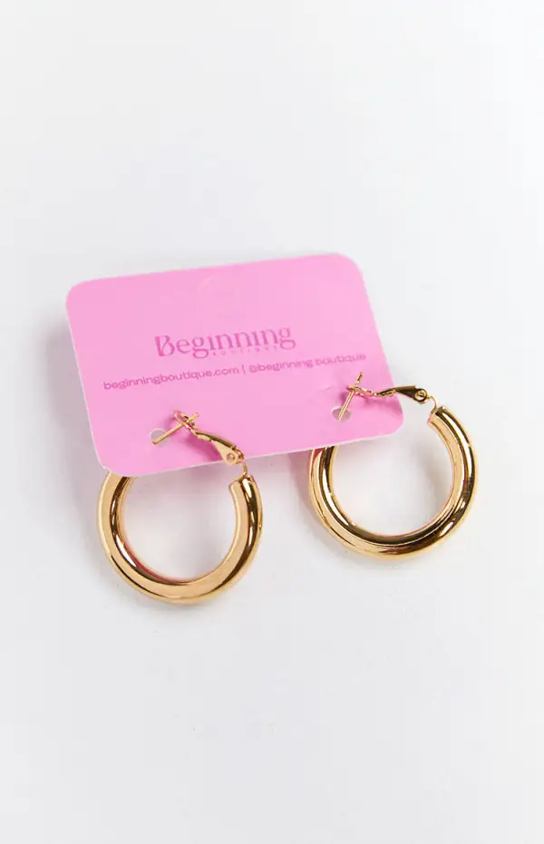 Mateo Gold Hoop Earrings