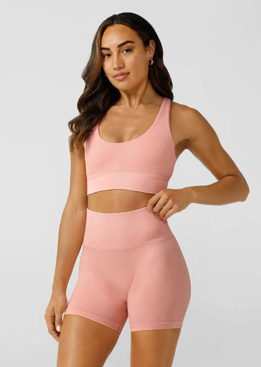 It Girl Wide Ribbed Seamless 12cm Bike Short