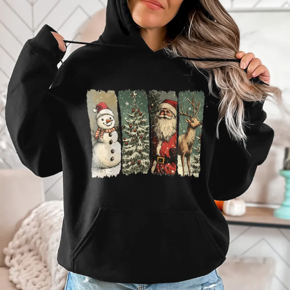 Christmas illustration Women's hoodie