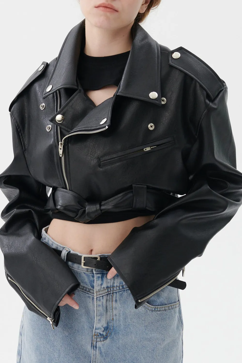 Emma Cropped Rider Jacket