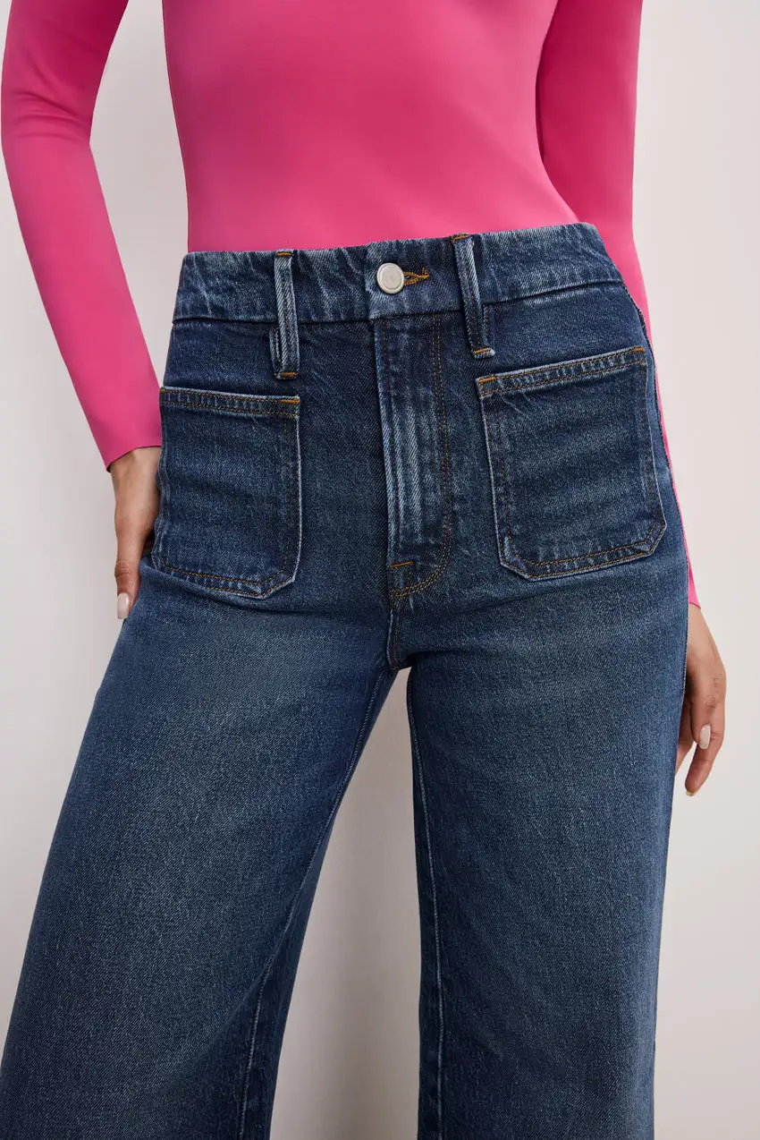 GOOD WAIST PALAZZO JEANS