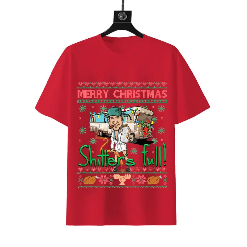 Shitter Was Full! Merry Christmas Short Sleeve T-Shirt