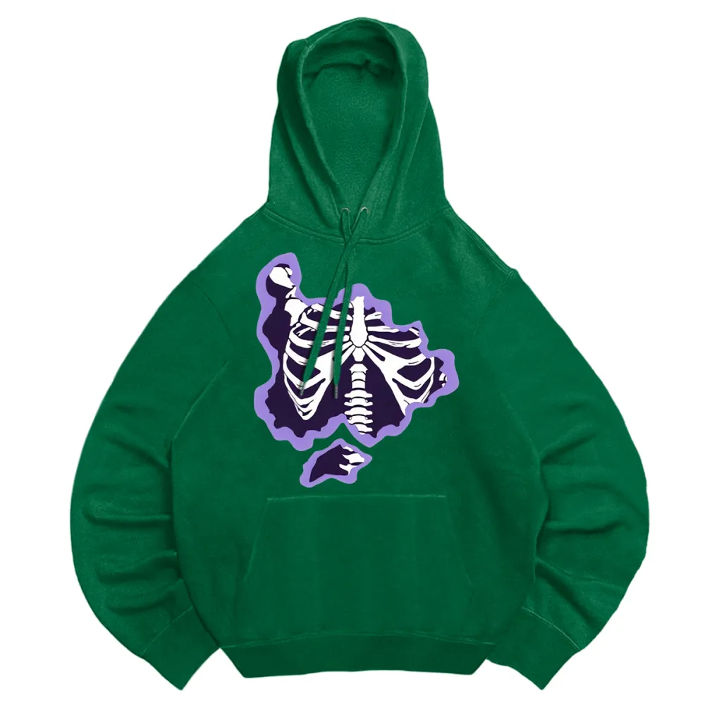 Basic hooded sweatshirt with hood cord