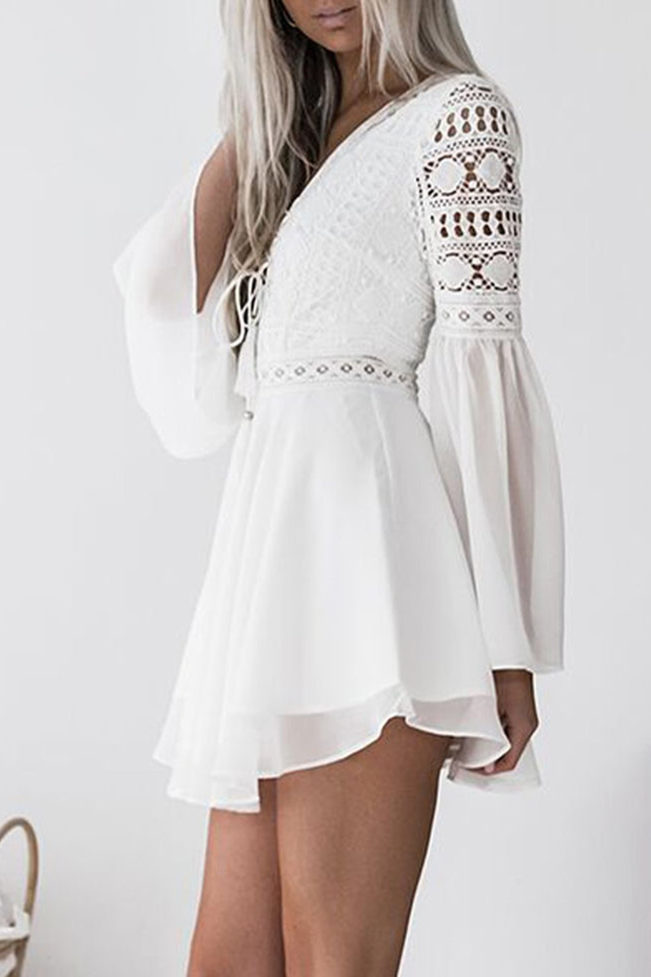 Alyse Dress (White) - BEST SELLING