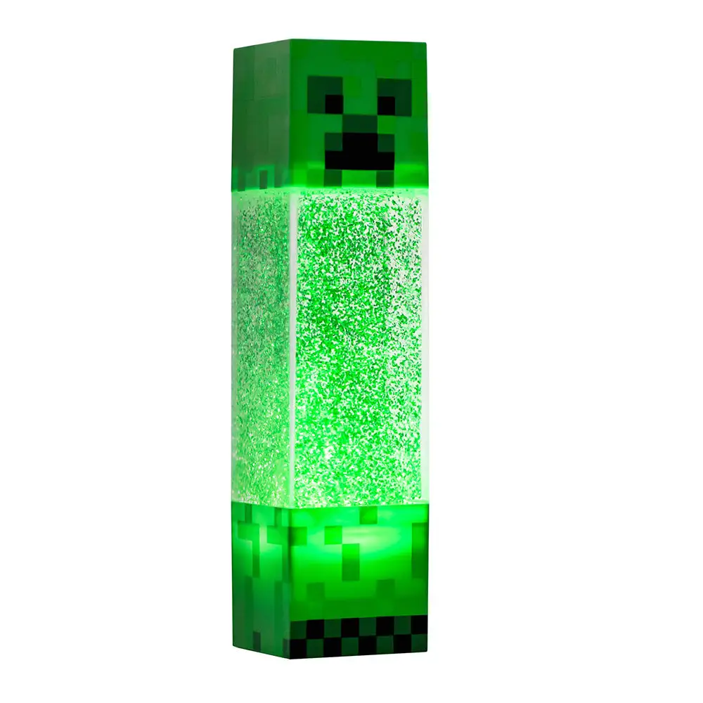 Minecraft Creeper Glitter Motion Light - 12 Inch