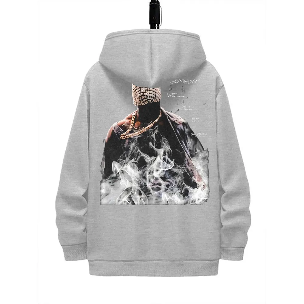 KANYE WEST-YEEZUS 2 SIDES Cotton Vintage Hoodie