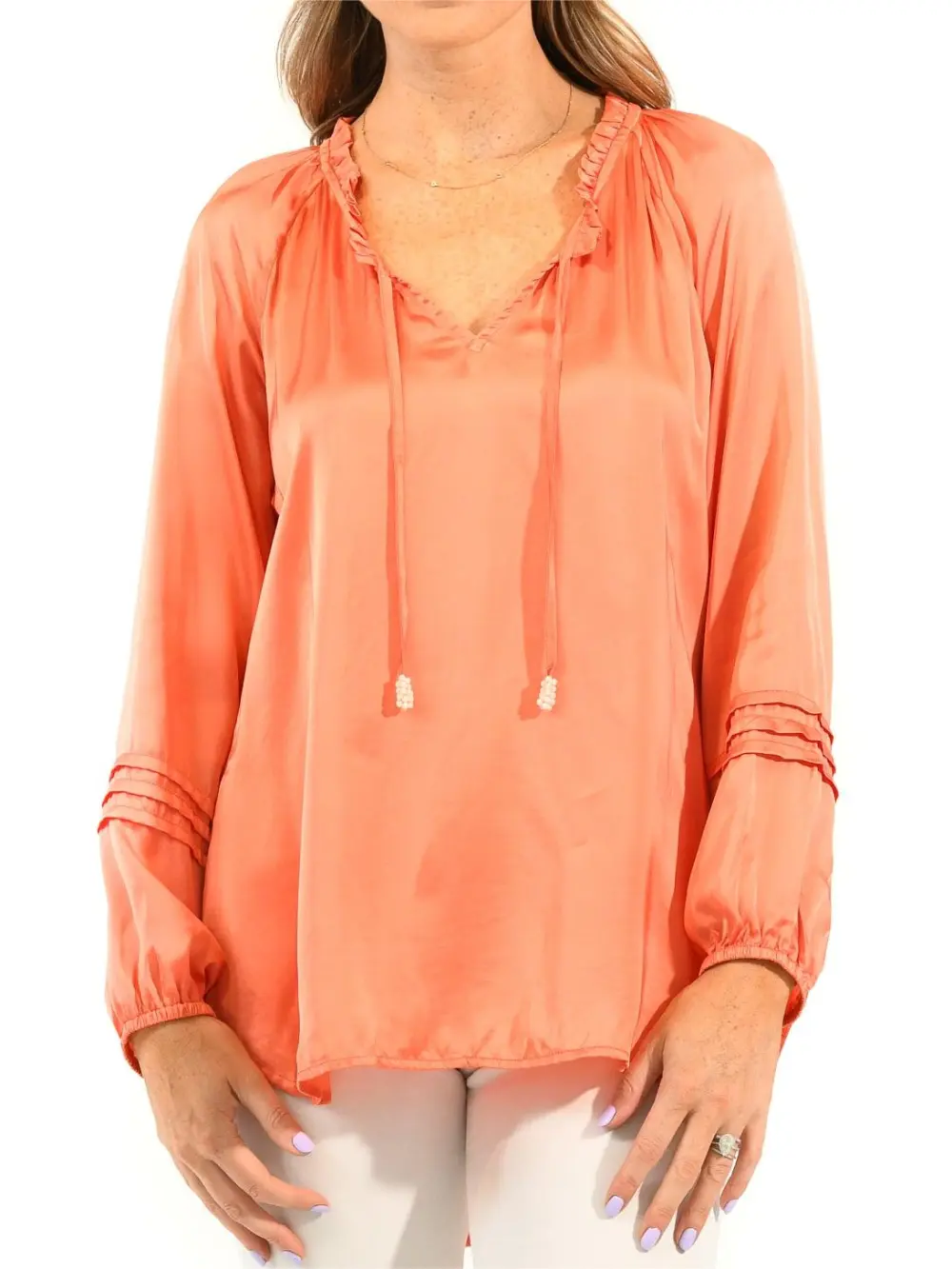 Gabriella Top / Coral