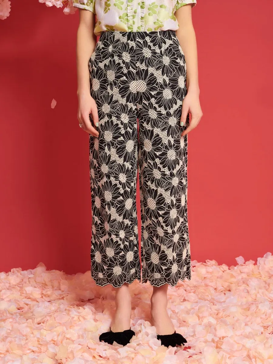 DREAM Flower Haze Wide Leg Trousers