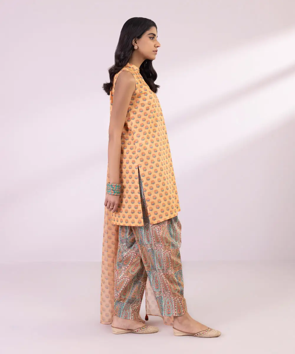 3 Piece - Printed Lawn Suit