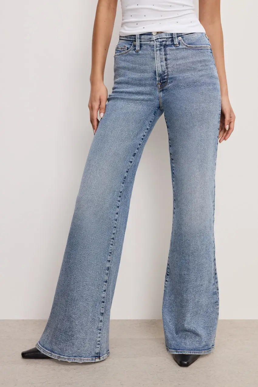 GOOD WAIST PALAZZO JEANS