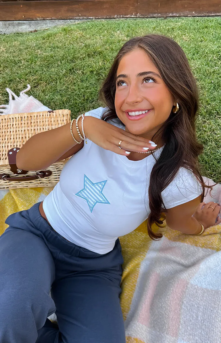 White Star Baby Tee