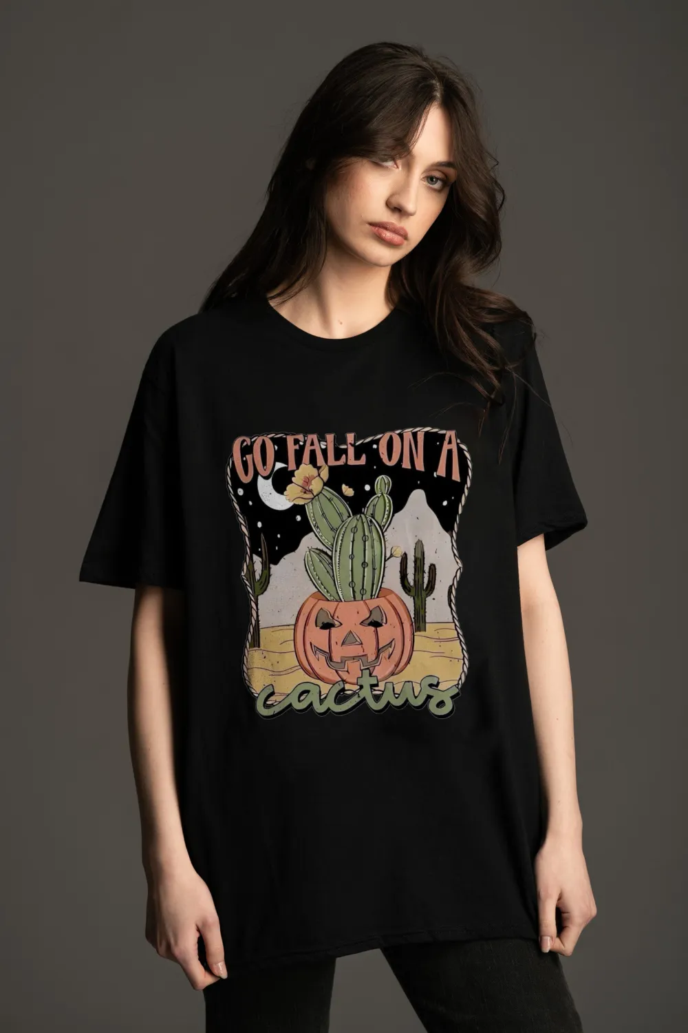 Women's Pumpkin Halloween Printed T-shirt