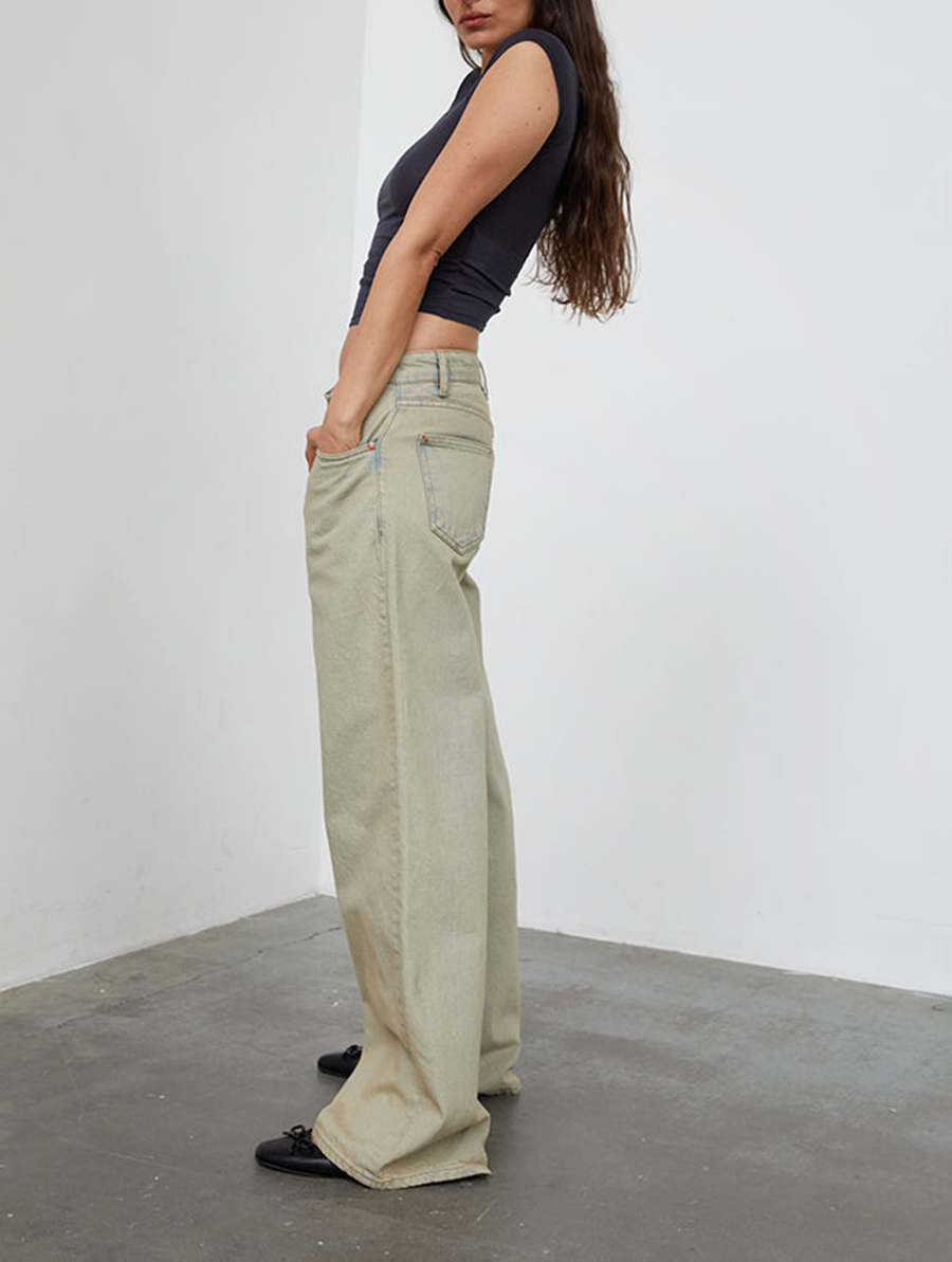 Desert Sand Wash Low Rise Roomy Jeans