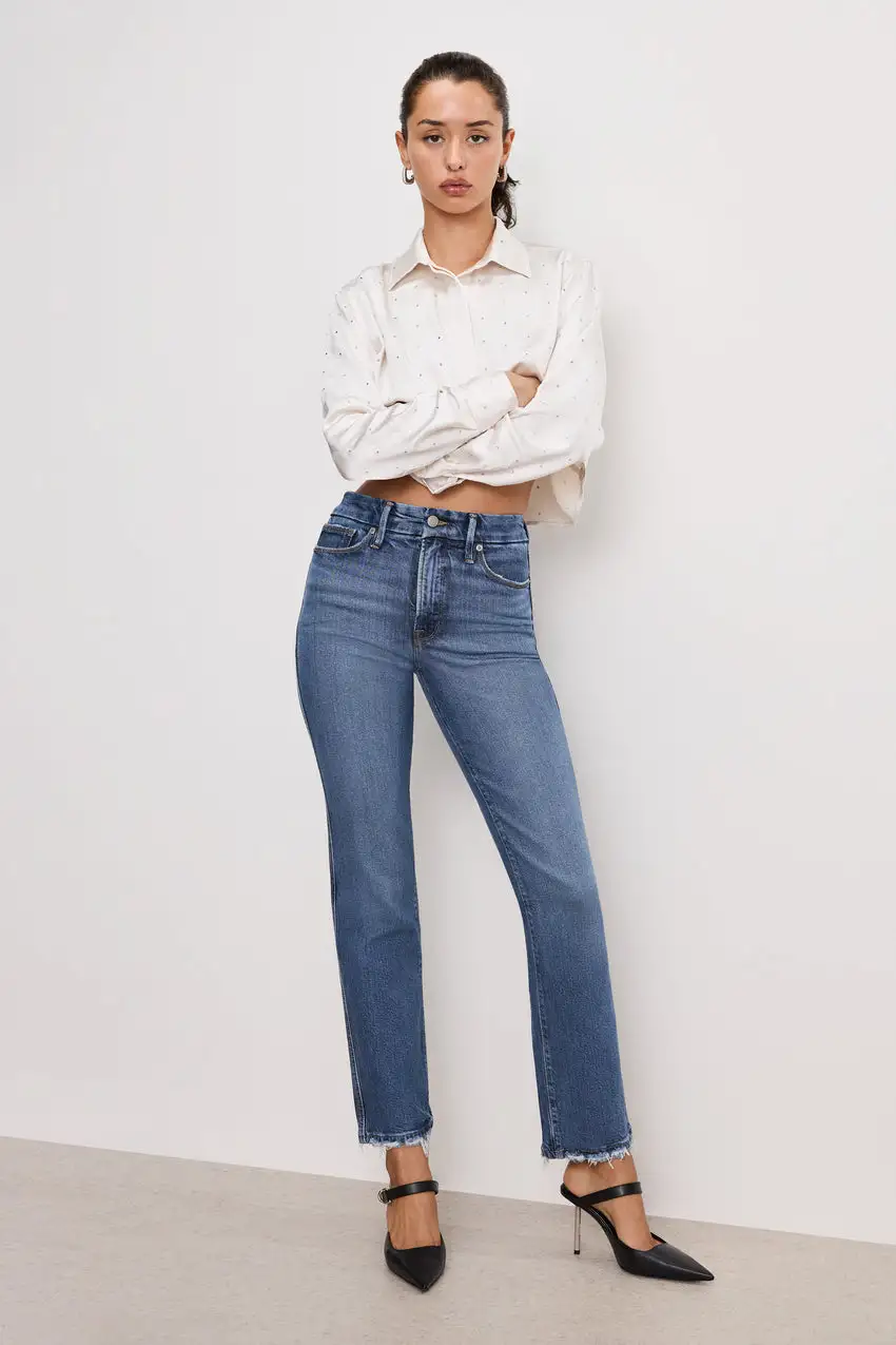 SOFT-TECH GOOD CURVE STRAIGHT JEANS