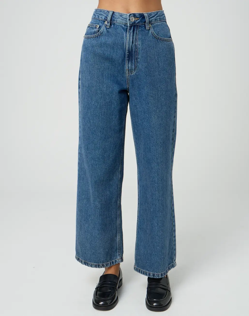 Wide Leg Cropped Jean