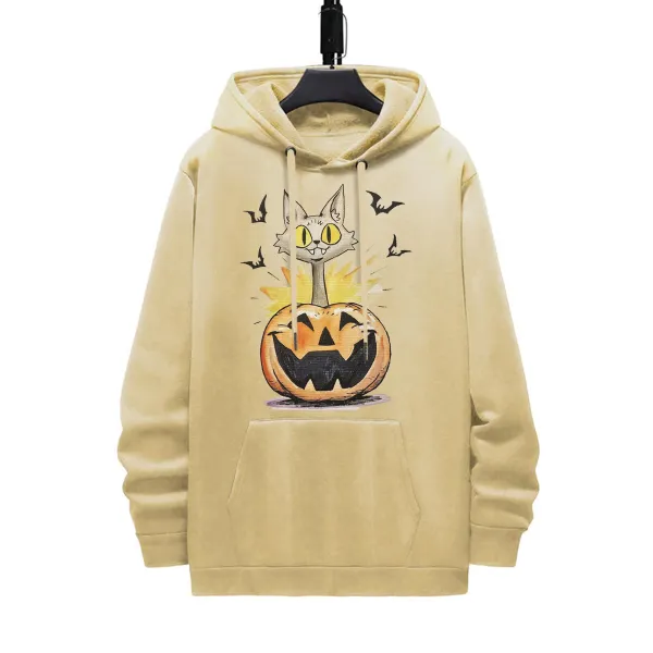 Kitty Pumpkin Halloween Hoodie