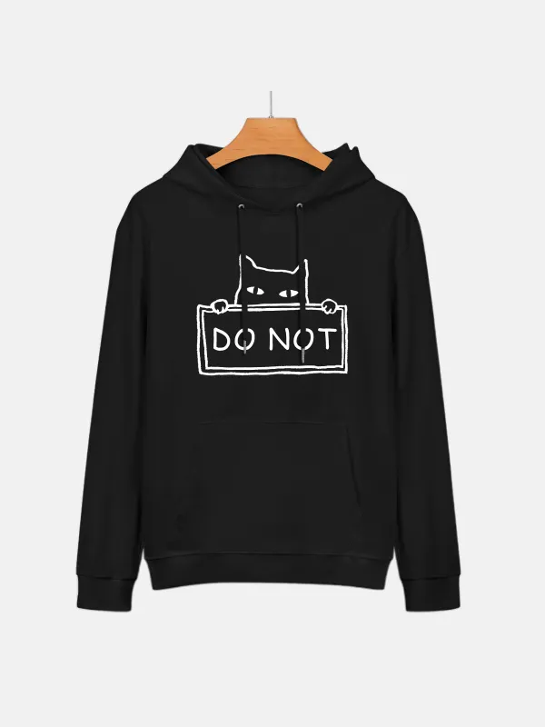 DO NOT PATTERN PRINTED HOODIE