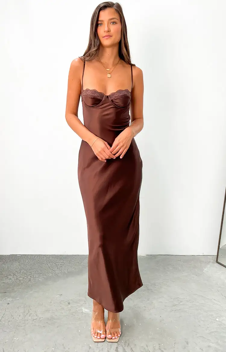 Scarlette Brown Maxi Dress