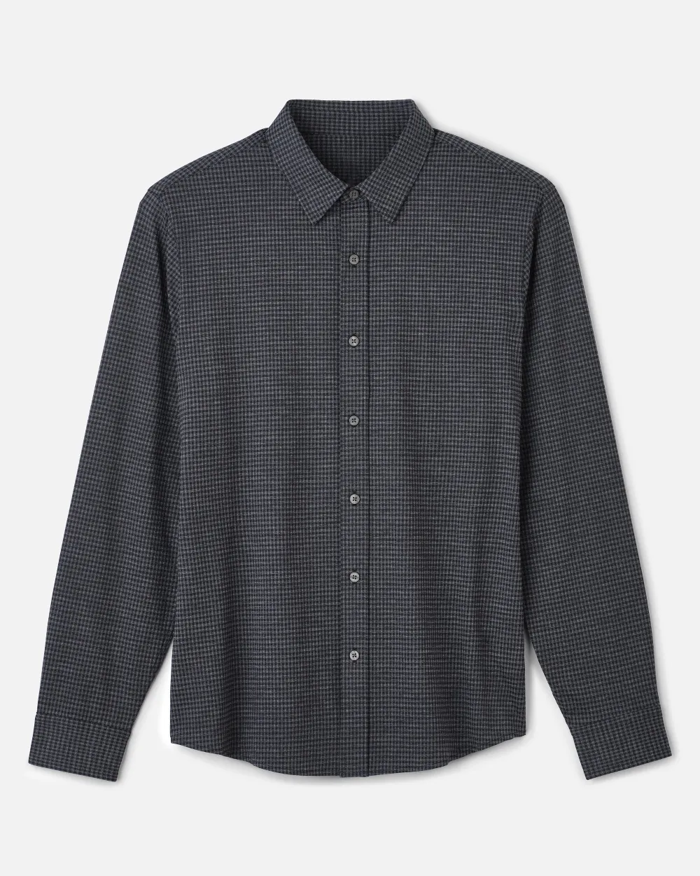 Men's Solid Long Sleeve Button Down Shirts